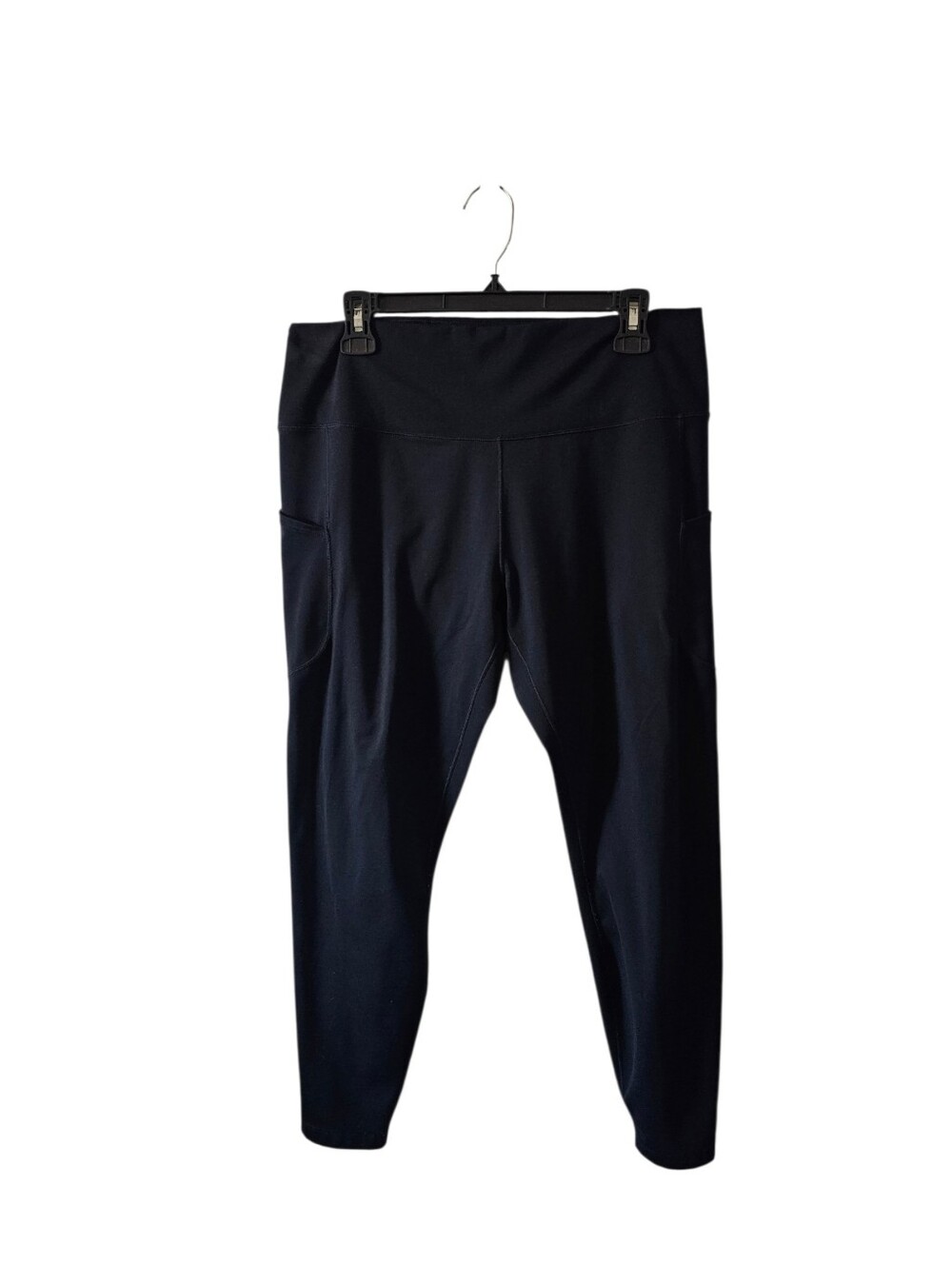 Nike One Dri-FIT High Waisted Leggings 2XL 7/8 Black Pockets Plus Size FN3241-01